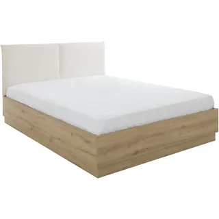 Gami Stauraumbett Stauraumbett, 160 x 200 cm mit hochklappbarem Lattenrost,