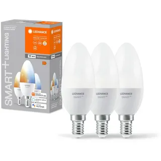 LEDVANCE 4058075779051 LED EEK F (A - G) E14 Kerzenform 4.9 W = 40 W Warmweiß bis Kaltweiß (Ø x H)