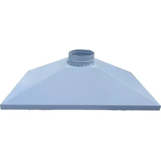 Grillhaube B 150 X T 80 X H 35 cm Rauchabzug 25 cm - Grau