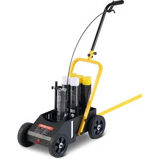 Vevor Markierungsmaschine Streifenmarkierungsmaschine 56-102 mm (einstellbare Streifenbreite), 61 x 33 x 90 cm, 4 Räder, Hochleistungs-Markierungsmaschine für Parkplätze Sportplätze, Schwarz