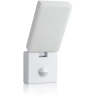 SEBSON LED Aussenleuchte mit Bewegungsmelder, Wandleuchte weiß 15W 900lm kaltweiß 5800K schwenkbar IP65, Außenwandleuchte Sensor 9m / 140°