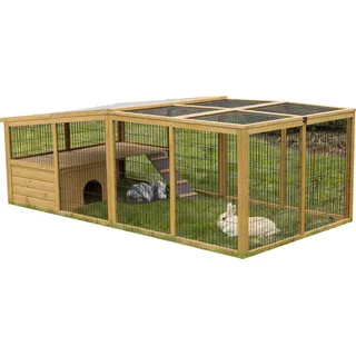 Kerbl Freigehege 220 x 115 x 75 cm braun