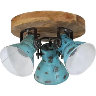 vidaXL Deckenleuchte 25 W Blau 35x35x25 cm E27 - Blau