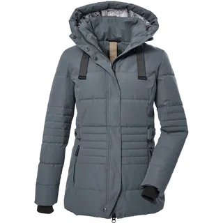 G.I.G.A. DX Damen, Steppjacke mit abzippbarer Kapuze/Funktionsjacke in Daunenoptik GW 25 WMN QLTD JCKT, sturm, 40, 39930-000