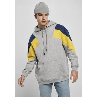 Urban Classics Oversize 3-tone Sweatshirt - Gray / Brown Light / Dark Blue - M