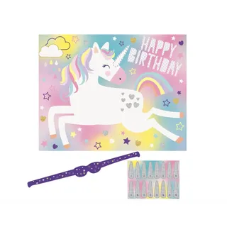 Partyspiel - Einhorn-Partyspiel für 16 Personen