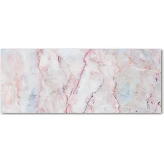 Tulup® Küchenrückwand Spritzschutz aus Glas -125x50 -Spritzschutz auf gehärtetes Glas Deko Sonstige Marmor - Beige