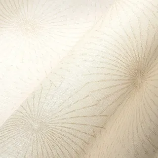 A.S. Création Vliestapete Modern Starburst Creme Gold