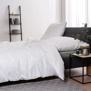 Estella Atelier Uni-Satin Beige 135 x 200 cm + 80 x 80 cm