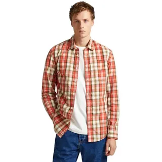 Pepe Jeans Peterson Langarmhemd - Burnt Orange - M