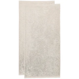 Butlers Handtuch (2er Set) Fabulous , Beige , Textil , 50x100 cm , Heimtextilien, Badtextilien, Handtücher