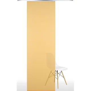 LIEDECO Schiebegardine Klettband 60 x 245 cm Gelb 1 Stk.