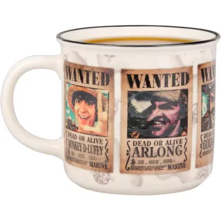 Paladone One Piece gesuchter Strohhut Piraten Heat Changing Becher 350ml, offiziell lizenziertes Anime Merchandise, Kaffeetasse für Heißgetränke, Tee, heiße Schokolade, Geschenk für Pop Culture Fans