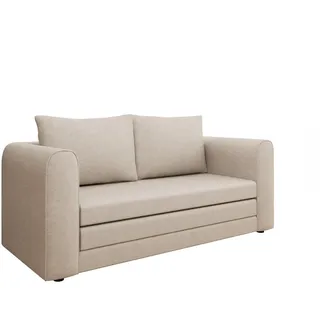 panda möbel Arelis Schlafsofa mit Bettfunktion - Beige - Beige