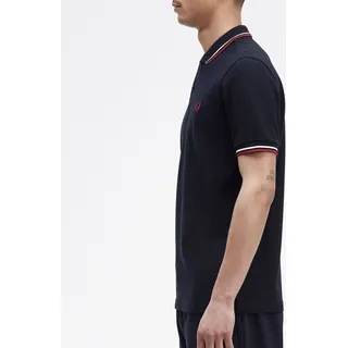 Fred Perry Herren. Poloshirt blau, blau, NOS