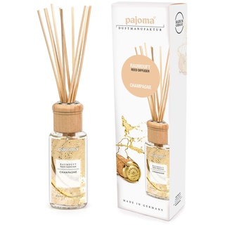 Pajoma pajoma® Raumduft 100 ml inkl. Duftstäbchen, Champagne Flüssigkeit