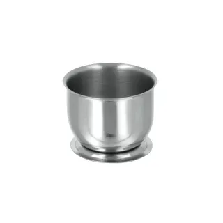 Metaltex Eierbecher, Inox-Edelstahl, Eierhalter aus Edelstahl mit extra hohem Rand, Durchmesser: 4 cm