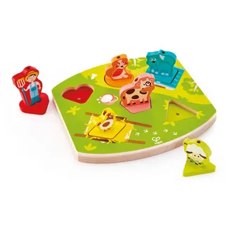 HaPe Bauernhof-Geräusche-Puzzle