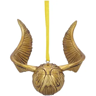 Nemesis Now Harry Potter Goldener Schnatz Quidditch Hänge-Ornament, für Geburtstag, offizielles Lizenzprodukt, goldfarben, B5623T1, One Size, Gold