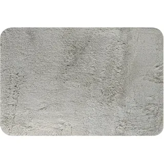Spirella Badteppich aus Acryl, 60 x 90 cm, Hellgrau