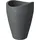 Wave Globe High Ø 40 x 54 cm Schwarz
