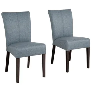 Home Affaire Esszimmerstuhl Queen blau 2er Set