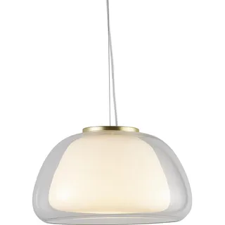 Nordlux Jelly 1-flg. Ø 39 cm rund transparent, weiß