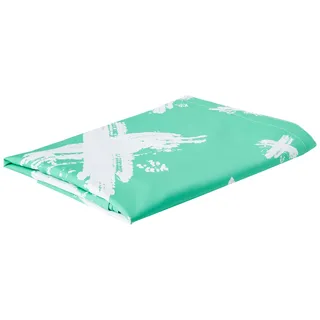 Le Jardin du Lin Digital Gedruckter Duschvorhang, Badewannenvorhang, Duschvorhangringe Enthalten, Größe: 140x200 cm - Entworfen und Hergestellt in der Türkei