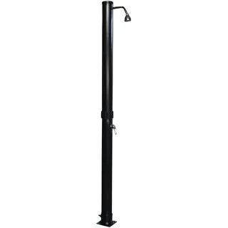 myPOOL Solardusche Silver schwarz 20 l
