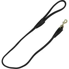 Benji & Flo Hundeleine Superior Rolle Leder (One Size, Hund), Halsband + Leine