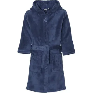 Playshoes Fleece-Bademantel uni in marine, | Gr.: 86/92