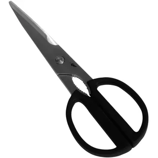 KAI Michel Bras japanische Küchenschere groß, schwarz mit einer Gesamtlänge von 23 cm - Schneide 14 cm - Premiumqualität Universalschere Schere Küche