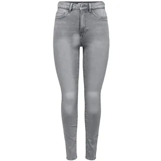 ONLY Damen Onlrose Hw Skinny Dnm Gua Noos, Medium Grey Denim, S / 30L