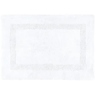 Stof Lovely Casa Innenteppich, Größe 50 x 80 cm, 100% Baumwolle, Farbe: Weiß, Modell Softness, ideal für alle Räume des Hauses, waschbar, weich und bequem