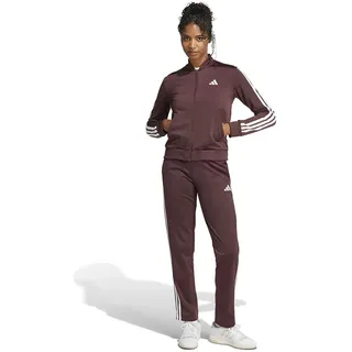 Adidas Essentials 3 Stripes Trainingsanzug - Aurora Ruby - S