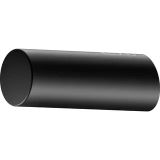 Keuco Reva Handtuchhaken, Metall schwarz matt, Made in Germany, für Handtücher und Bademäntel, inkl. Schrauben und Dübel, Wandhaken zum Bohren