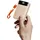 Angebrachtem USB-C Kabel Flugtauglich Reise-Essential Powerbank für iPhone 18 17 16 15 Pro Samsung S25 Xiaomi Beige
