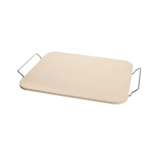 Westmark Pizzastein 38 x 30 cm Keramik Beige/Silber