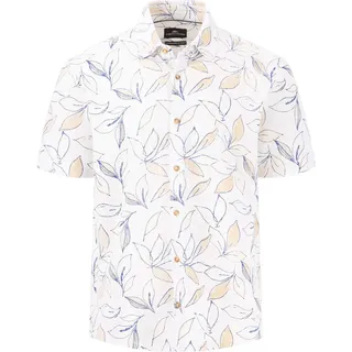 Polo, Shirt, AOP 824 new offwhite Größe M - Weiß