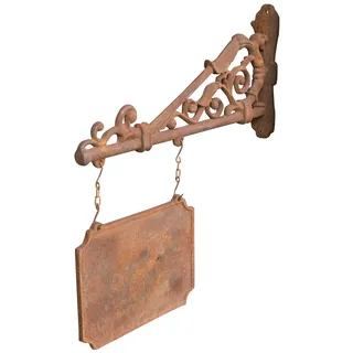 Biscottini Wandschild 71 x 13 x 85,5 cm – Wanddekoration aus Gusseisen – Wohnaccessoires – Moderne Wohnkultur