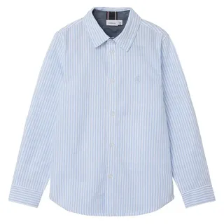 Name It New Langarmhemd - Campanula / Stripes Bright White - 6 Jahre