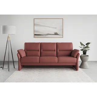 DOMO collection 3-Sitzer Couch Mikrofaser 3-Sitzer Beere