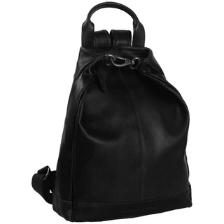 The Chesterfield Brand Wax Pull Up City Rucksack Leder 40 cm schwarz