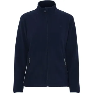 Fleecejacke NORTH BEND "Fleecejacke NBConna W", Damen, Gr. 44, blau (navy blazer), Obermaterial: 100% Polyester PES., Jacken Fleecejacke
