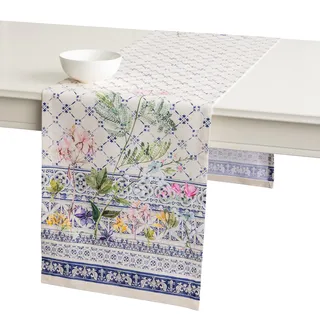 Maison d'Hermine Tischläufer, 100 % Baumwolle, einlagig, 150 cm lang, für Zuhause, Küche, Esszimmer, Party, Hochzeit, Brautparty, Muttertagsgeschenke (50 cm x 150 cm)