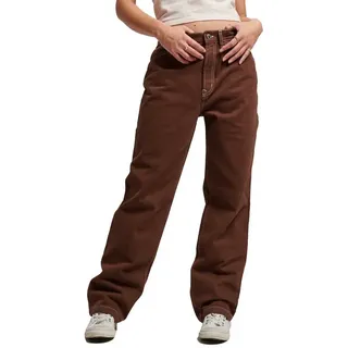 Superdry Contrast Carpenter Jeans - Pinecone Brown - 30 - 30