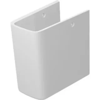 Duravit ME by Starck Halbsäule, DuraShield, 165x280x280mm, Weiß hochglänzend mit DuraShield, 085841AA00
