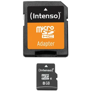 microSD Class 4 + SD-Adapter 8 GB