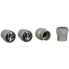 Bild 000071215E Ventilkappen mit VW-Logo für Aluminiumventile, Silber, Universell
