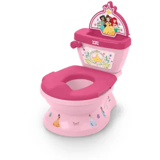 Bright Starts My Size Töpfchen 2-in-1-System Disney Princess, für Kleinkinder zum Töpfchentraining mit realistischen Spülgeräuschen, Jubelrufen und Melodien, für Alter 18 Monate, bis 23 kg